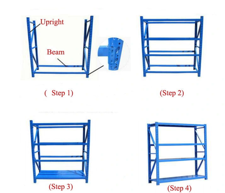 Customized Steel Light/Medium Duty Warehouse Storage Rack