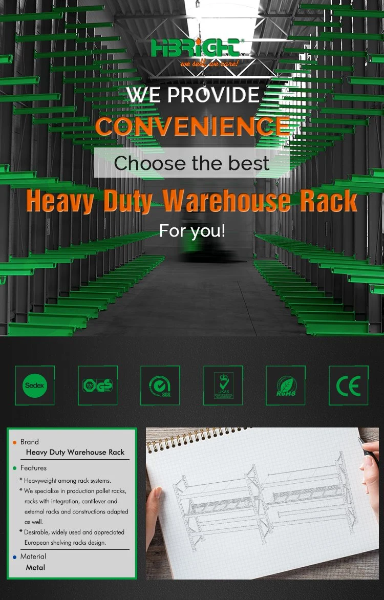 Competitive Price Light/Medium/Heavy Duty Metal Warehouse Rack