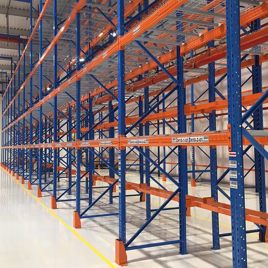 Venta caliente Heavy Duty Metal Shelf Rack Almacén/Almacenamiento/Pantalla/Palet Rack con largo alcance con alta calidad para almacén y almacenamiento Pallet Shelf Rack