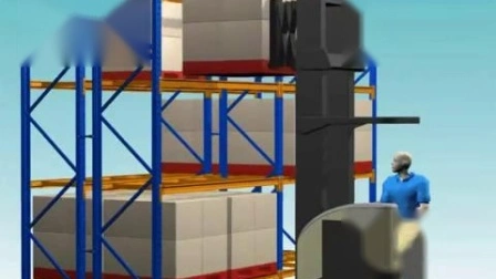 Sistema de estanterías de almacén Estantería de paletas de doble profundidad para trabajo pesado