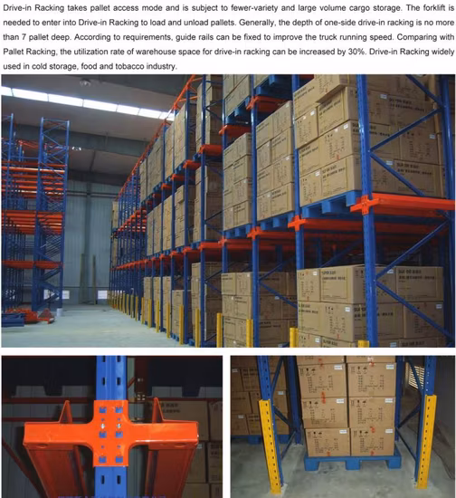 Unidad de venta caliente en estantería de paletas