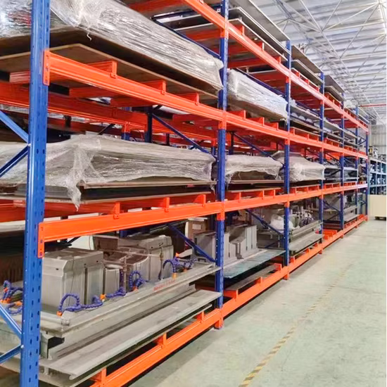 Estantería selectiva de acero resistente para almacenamiento en almacenes industriales