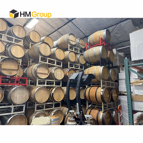 Botelleros de doble barril con recubrimiento en polvo para servicio pesado apilables de 55 galones